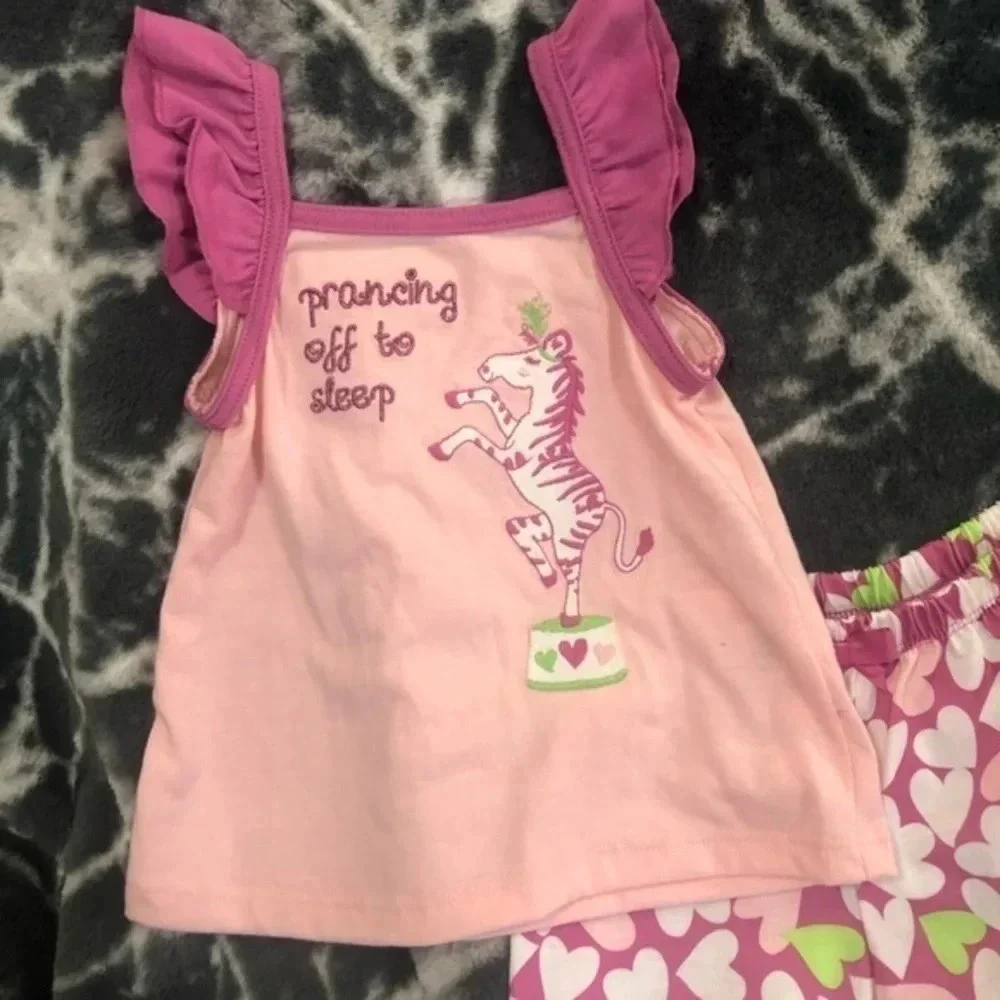 Gymboree NWT kidcore Zebra pajama set infant sizes sleepwear pjs jammies